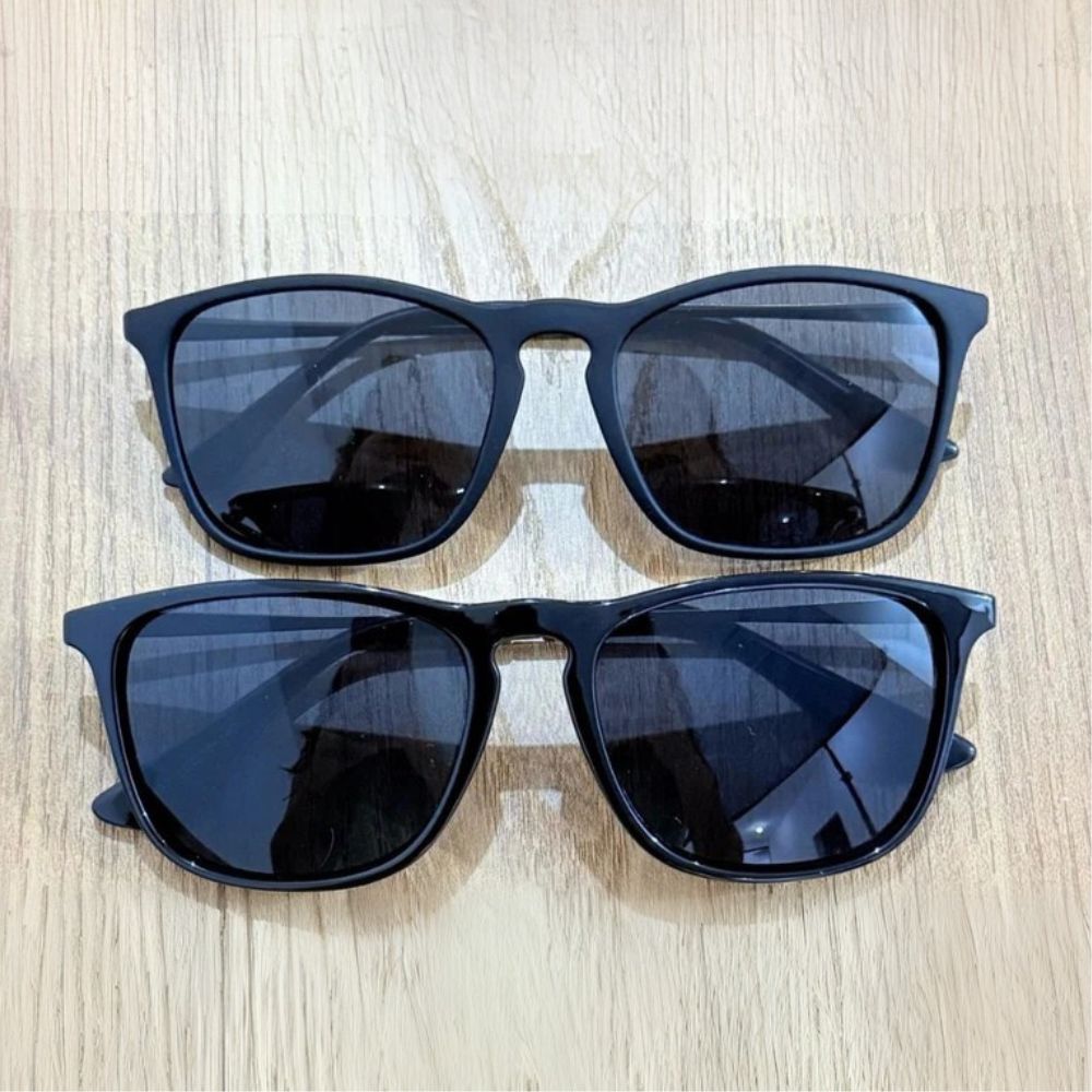 Óculos de Sol Masculino Retangular com Proteção UV400