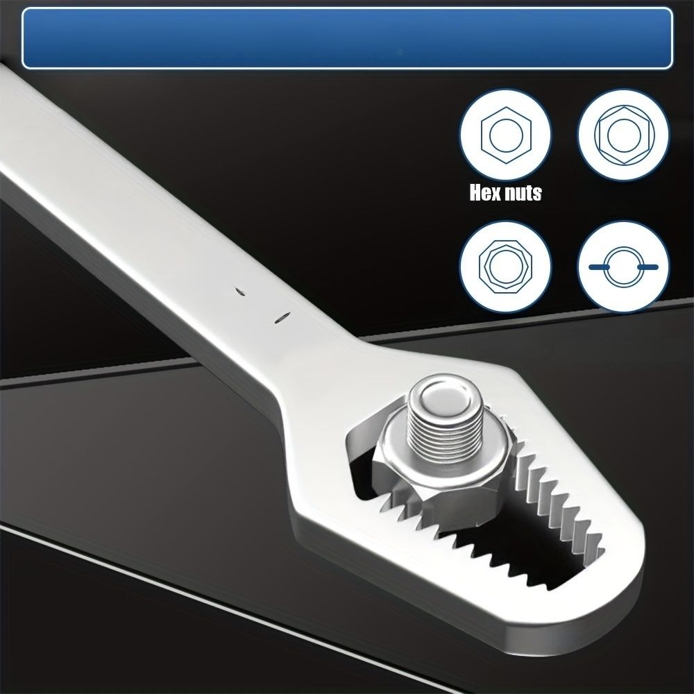 Chave Boca Fixa Aço Universal 8 A 22mm Cabeça Dupla Torx