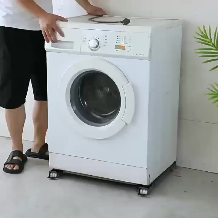 Suporte De Base Com Rodinha Para Geladeira Fogão Máquina Lavar Lousa Base Carrinho até 200kg
