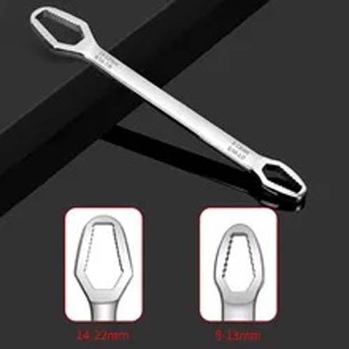 Chave Boca Fixa Aço Universal 8 A 22mm Cabeça Dupla Torx