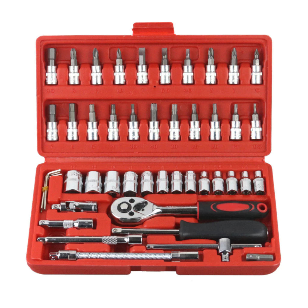 Kit Maleta de Ferramentas com 46 peças [ FRETE GRÁTIS ]