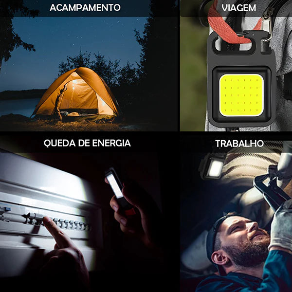 Mini Lanterna Tática - KeyLight™